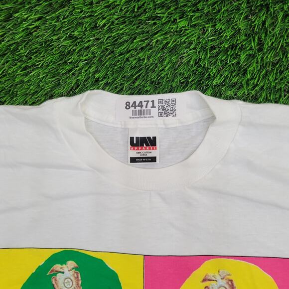 Vintage 1992 Barney Fife Pop-Art Shirt Large 23x30 Baggy USA Warhol - Picture 3 of 13